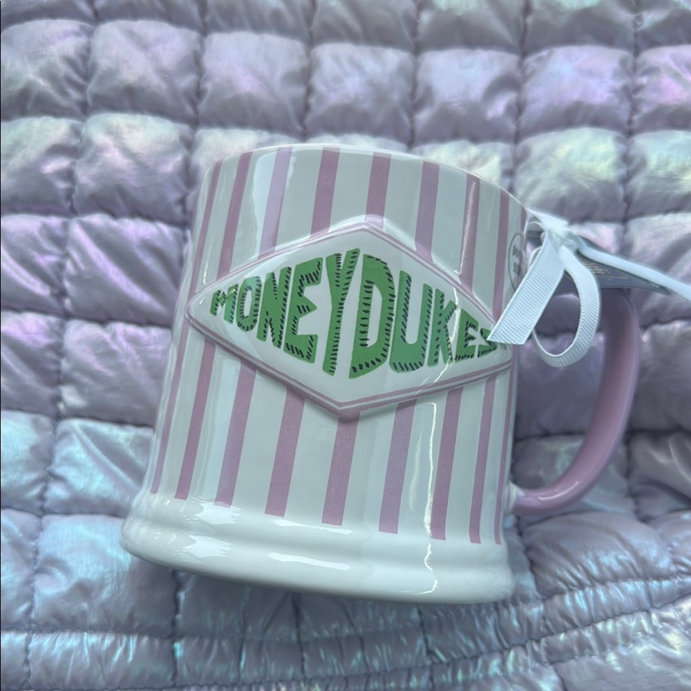 Honeydukes Harry Potter Pink and White Striped Mug